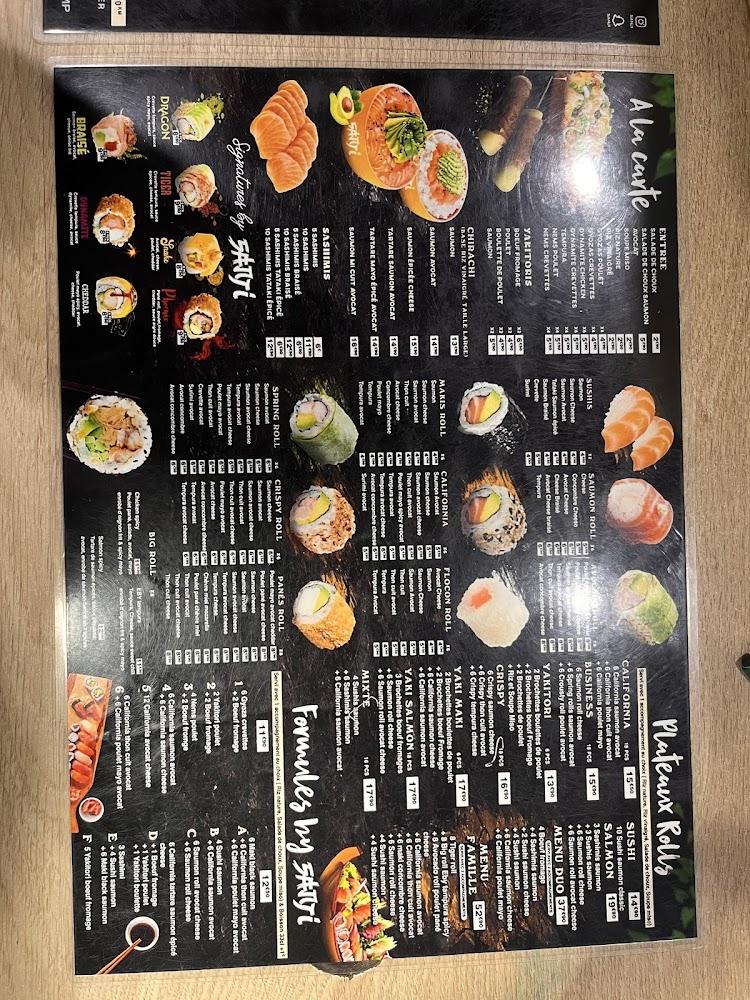 SANJI - Restaurant Thai et Sushi - Menu Image 3